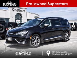 Used 2018 Chrysler Pacifica Limited LIMITED NAVIGATION POWER DOORS BLU RAY for sale in Chatham, ON