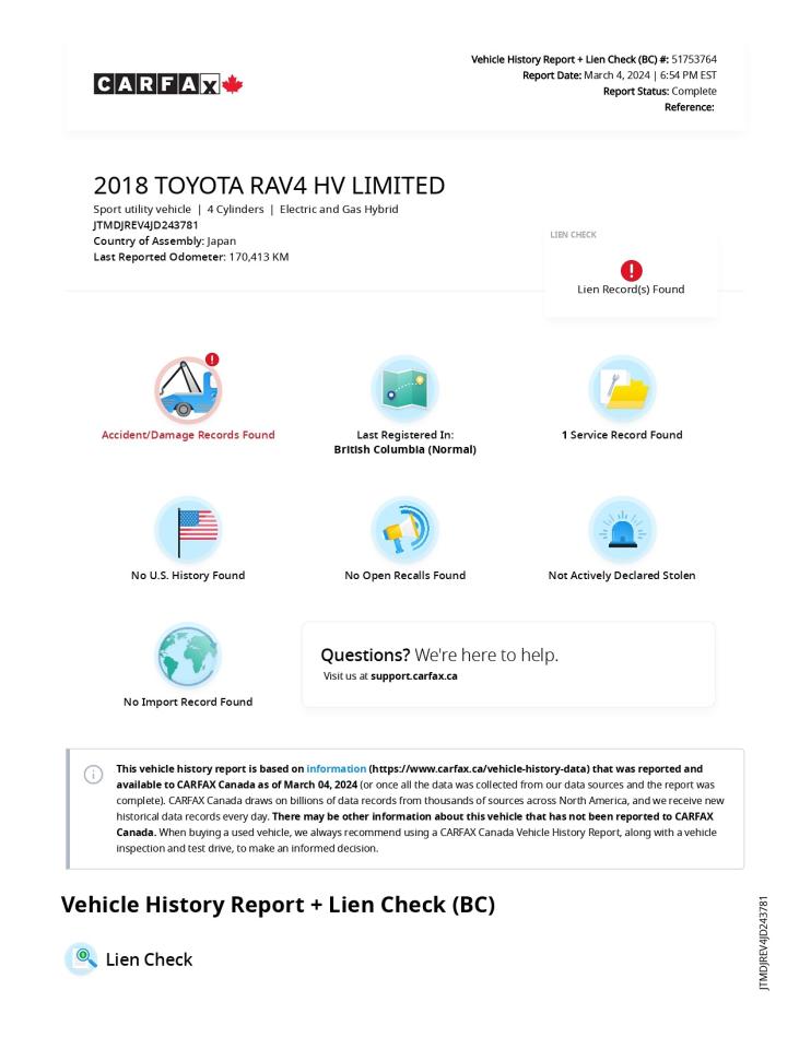 2018 Toyota RAV4 Hybrid Limited Photo