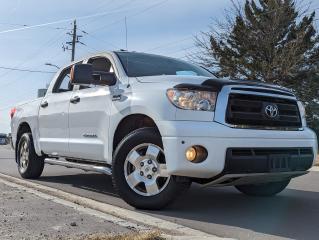 <p>Excellent condition 2010 Tundra TRD Offroad Crewmax 5.5 foot box 5.7liter V8 4wd with 270k available for sale. Bulletproof reliability, well maintained and no rust issues. Safety certification included in the price. This tundra is ready to go another 270k with the next owner. </p><p> </p><p>Ontario truck its entire life. 3 owners. Did have a $2181 insurance claim to the right rear. Fixed through insurance. Clean title. Carfax available. Was just traded in on a new truck. Was used for personal use not a work truck. Highway mileage used for commuting and occasionally towing the trailer to the cottage.</p><p> </p><p>Body and interior are in great shape. Non smoker. No excessive wear. Rust free truck. See frame pics. Has been krown undercoated. All features work. Well equipped: AC, power seats, sunroof, Bluetooth, back up cam, bed liner. </p><p> </p><p>25 service records. Just inspected and certified. Truck has newer Michelin defender all season tires. Brakes are newer. Only needed a parking brake cable for safety. Synthetic oil change just done as well. </p><p> </p><p>Drives like a truck with half the mileage. Its hard to find a good condition Tundra these days for a reasonable price. We priced our trucks to sell quickly. Its in great shape come on down and take it for a spin. You wont be disappointed.</p><p> </p><p>Price is + TAX + licensing fees.</p><p>Financing and trade-ins available.</p><p>Test drives by appointment only. </p><p>OMVIC registered dealership & UCDA Member</p><p>Starks Motorsports LTD</p><p>Address: 48 Woodslee Ave u</p><p>nit 3 Paris ON</p>
