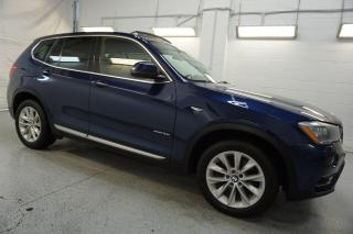 <div>*UP TO DATE BMW SERVICE RECORDS*ACCIDENT FREE*LOCAL ONATRIO CAR*CERTIFIED<span>* Very Clean AWD </span><span>BMW X3 35I XDrive 3.0L V6 with Automatic </span><span>Transmission.</span><span> Blue</span><span> on Black</span><span> Leather Interior. Fully Loaded with: Power Windows, Power Locks, and Power Heated Mirrors, CD/ AUX, AC, Dual Climate Control, Alloys, Heated Leather Front Seats, Bluetooth, Back Up Camera, Panoramic Sunroof, Keyless, Xenon, Cruise Control, Power Front Seats, Memory Driver Seat, Fog Lights, Push to Start, Navigation System, Front and </span><span>Premium</span><span> Audio System, Back Up Sensors, Side Turning Signals, Push to Start, and ALL THEd POWER OPTIONS!! </span></div><br /><div><span>Vehicle Comes With: Safety Certification, our vehicles qualify up to 4 years extended warranty, please speak to your sales representative for more detail</span></div><br /><div><span>Auto Moto Of Ontario @ 583 Main St E. , Milton, L9T3J2 ON. Please call for further details. Nine O Five-281-2255 ALL TRADE INS ARE WELCOMED!</span><br></div><br /><div><o:p></o:p></div><br /><div><span>We are open Monday to Saturdays from 10am to 6pm, Sundays closed.<o:p></o:p></span></div><br /><div><span> </span></div><br /><div><a name=_Hlk529556975>Find our inventory at  www automotoinc ca</a></div><br /><div><br></div>
