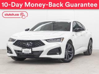Used 2023 Acura TLX A-SPEC SH-AWD w/ Apple CarPlay & Android Auto, Adaptive Cruise, Nav for sale in Toronto, ON