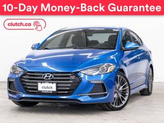 Used 2018 Hyundai Elantra Sport w/ Apple CarPlay & Android Auto, Rearview Cam, Bluetooth for sale in Bedford, NS