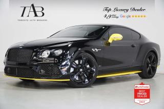This Powerful 2017 Bentley Continental GT Speed Black Edition is a luxury grand tourer renowned for its blend of exquisite craftsmanship, high-performance capabilities, and advanced features with a clean Carfax report. It is equipped with a powerful 6.0-liter twin-turbocharged W12 engine that is capable of producing impressive horsepower and torque.

Key Features Includes:

- Black Edition
- V12
- Navigation
- Bluetooth
- Backup Camera
- Parking Sensors
- Naim Sound System
- Sirius XM Radio
- DVD Video
- Front Massaging Seats
- Front Heated Seats
- Front Ventilated Seats
- Adaptive Cruise Control
- Suspension Height Adjustment
- Dual Tone Interior
- 21 Alloy Wheels 

NOW OFFERING 3 MONTH DEFERRED FINANCING PAYMENTS ON APPROVED CREDIT. 

Looking for a top-rated pre-owned luxury car dealership in the GTA? Look no further than Toronto Auto Brokers (TAB)! Were proud to have won multiple awards, including the 2023 GTA Top Choice Luxury Pre Owned Dealership Award, 2023 CarGurus Top Rated Dealer, 2024 CBRB Dealer Award, the Canadian Choice Award 2024,the 2024 BNS Award, the 2023 Three Best Rated Dealer Award, and many more!

With 30 years of experience serving the Greater Toronto Area, TAB is a respected and trusted name in the pre-owned luxury car industry. Our 30,000 sq.Ft indoor showroom is home to a wide range of luxury vehicles from top brands like BMW, Mercedes-Benz, Audi, Porsche, Land Rover, Jaguar, Aston Martin, Bentley, Maserati, and more. And we dont just serve the GTA, were proud to offer our services to all cities in Canada, including Vancouver, Montreal, Calgary, Edmonton, Winnipeg, Saskatchewan, Halifax, and more.

At TAB, were committed to providing a no-pressure environment and honest work ethics. As a family-owned and operated business, we treat every customer like family and ensure that every interaction is a positive one. Come experience the TAB Lifestyle at its truest form, luxury car buying has never been more enjoyable and exciting!

We offer a variety of services to make your purchase experience as easy and stress-free as possible. From competitive and simple financing and leasing options to extended warranties, aftermarket services, and full history reports on every vehicle, we have everything you need to make an informed decision. We welcome every trade, even if youre just looking to sell your car without buying, and when it comes to financing or leasing, we offer same day approvals, with access to over 50 lenders, including all of the banks in Canada. Feel free to check out your own Equifax credit score without affecting your credit score, simply click on the Equifax tab above and see if you qualify.

So if youre looking for a luxury pre-owned car dealership in Toronto, look no further than TAB! We proudly serve the GTA, including Toronto, Etobicoke, Woodbridge, North York, York Region, Vaughan, Thornhill, Richmond Hill, Mississauga, Scarborough, Markham, Oshawa, Peteborough, Hamilton, Newmarket, Orangeville, Aurora, Brantford, Barrie, Kitchener, Niagara Falls, Oakville, Cambridge, Kitchener, Waterloo, Guelph, London, Windsor, Orillia, Pickering, Ajax, Whitby, Durham, Cobourg, Belleville, Kingston, Ottawa, Montreal, Vancouver, Winnipeg, Calgary, Edmonton, Regina, Halifax, and more.

Call us today or visit our website to learn more about our inventory and services. And remember, all prices exclude applicable taxes and licensing, and vehicles can be certified at an additional cost of $799.