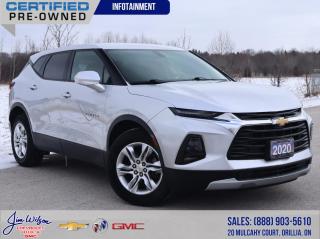 Odometer is 39578 kilometers below market average!

Silver Ice Metallic 2020 Chevrolet Blazer LT 4D Sport Utility AWD
9-Speed Automatic 3.6L V6 SIDI DOHC VVT


Did this vehicle catch your eye? Book your VIP test drive with one of our Sales and Leasing Consultants to come see it in person.

Remember no hidden fees or surprises at Jim Wilson Chevrolet. We advertise all in pricing meaning all you pay above the price is tax and cost of licensing.


Awards:
  * JD Power Canada Automotive Performance, Execution and Layout (APEAL) Study