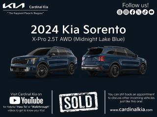 New 2024 Kia Sorento X-PRO Black Interior for sale in Niagara Falls, ON