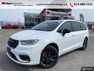 <b>Apple CarPlay,  Android Auto,  360 Camera,  Synthetic Leather Seats,  Heated Seats!</b><br> <br> <br> <br>Call 613-489-1212 to speak to our friendly sales staff today, or come by the dealership!<br> <br>  The upscale look of the interior design and materials give this Chrysler Pacifica a more premium look and feel. <br> <br>Designed for the family on the go, this 2024 Chrysler Pacifica is loaded with clever and luxurious features that will make it feel like a second home on the road. Far more than your moms old minivan, this stunning Pacifica will feel modern, sleek, and cool enough to still impress your neighbors. If you need a minivan for your growing family, but still want something that feels like a luxury sedan, then this Pacifica is designed just for you.<br> <br> This bright white van  has an automatic transmission and is powered by a  287HP 3.6L V6 Cylinder Engine.<br> <br> Our Pacificas trim level is Touring L AWD. This Pacifica Touring L features AWD for all-season capability, and steps things up with Caprice synthetic leather upholstery, Apple CarPlay and Android Auto connectivity, USB mobile projection and an 360 camera system, along with great standard features like power sliding doors, heated and power-adjustable front seats with lumbar support and cushion tilt, 2nd row captains chairs with 60-40 split bench 3rd row seats, a heated TechnoLeather leatherette steering wheel, adaptive cruise control, proximity keyless entry with remote engine start, and a power tailgate for rear cargo access. Additional features also include a 10.1-inch infotainment screen powered by Uconnect 5, dual-zone front climate control, blind spot detection, Park Assist rear parking sensors, lane keeping assist with lane departure warning, and forward collision warning with active braking. This vehicle has been upgraded with the following features: Apple Carplay,  Android Auto,  360 Camera,  Synthetic Leather Seats,  Heated Seats,  Heated Steering Wheel,  Power Liftgate. <br><br> View the original window sticker for this vehicle with this url <b><a href=http://www.chrysler.com/hostd/windowsticker/getWindowStickerPdf.do?vin=2C4RC3BG6RR130975 target=_blank>http://www.chrysler.com/hostd/windowsticker/getWindowStickerPdf.do?vin=2C4RC3BG6RR130975</a></b>.<br> <br>To apply right now for financing use this link : <a href=https://CreditOnline.dealertrack.ca/Web/Default.aspx?Token=3206df1a-492e-4453-9f18-918b5245c510&Lang=en target=_blank>https://CreditOnline.dealertrack.ca/Web/Default.aspx?Token=3206df1a-492e-4453-9f18-918b5245c510&Lang=en</a><br><br> <br/> See dealer for details. <br> <br>If youre looking for a Dodge, Ram, Jeep, and Chrysler dealership in Ottawa that always goes above and beyond for you, visit Myers Manotick Dodge today! Were more than just great cars. We provide the kind of world-class Dodge service experience near Kanata that will make you a Myers customer for life. And with fabulous perks like extended service hours, our 30-day tire price guarantee, the Myers No Charge Engine/Transmission for Life program, and complimentary shuttle service, its no wonder were a top choice for drivers everywhere. Get more with Myers!<br> Come by and check out our fleet of 40+ used cars and trucks and 100+ new cars and trucks for sale in Manotick.  o~o