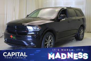 Used 2017 Dodge Durango GT AWD **Local Trade, Leather, Heated Seats, Sunroof, Navigation, Power Liftgate, 3.6L** for sale in Regina, SK