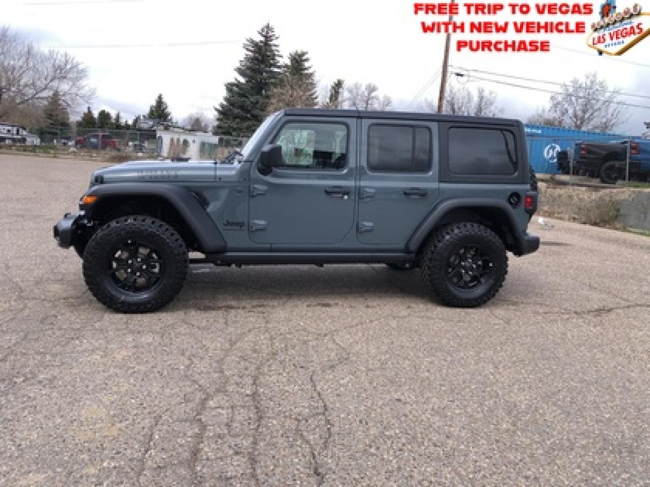 New 2024 Jeep Wrangler Willys 4 Door 4x4 #92 for sale in Medicine Hat, AB