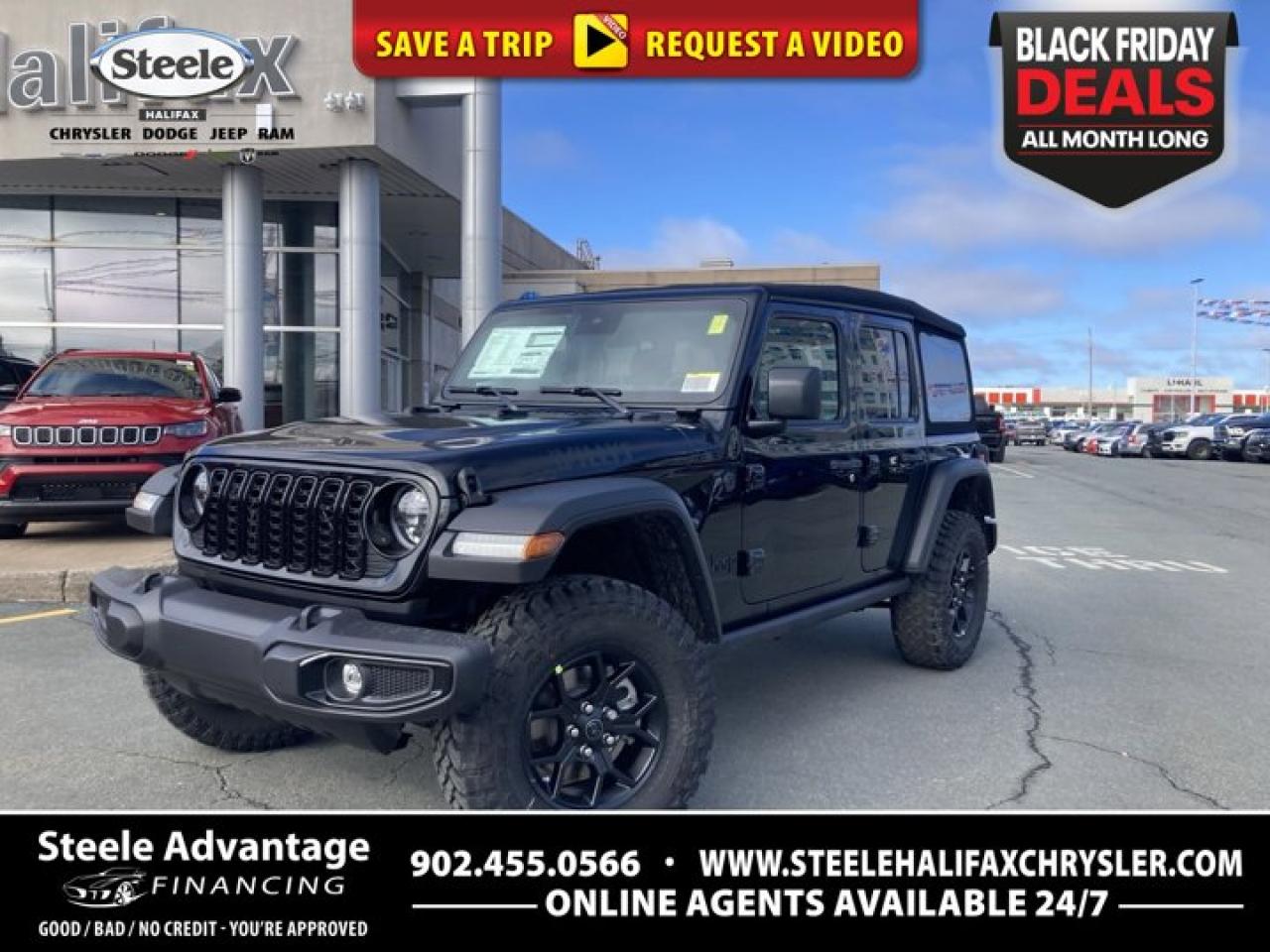 New 2024 Jeep Wrangler Willys for sale in Halifax, NS