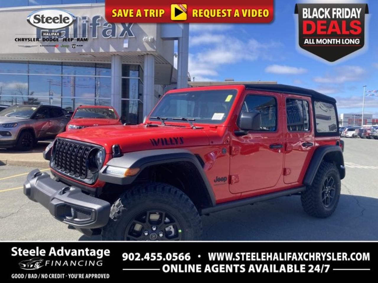 New 2024 Jeep Wrangler Willys for sale in Halifax, NS