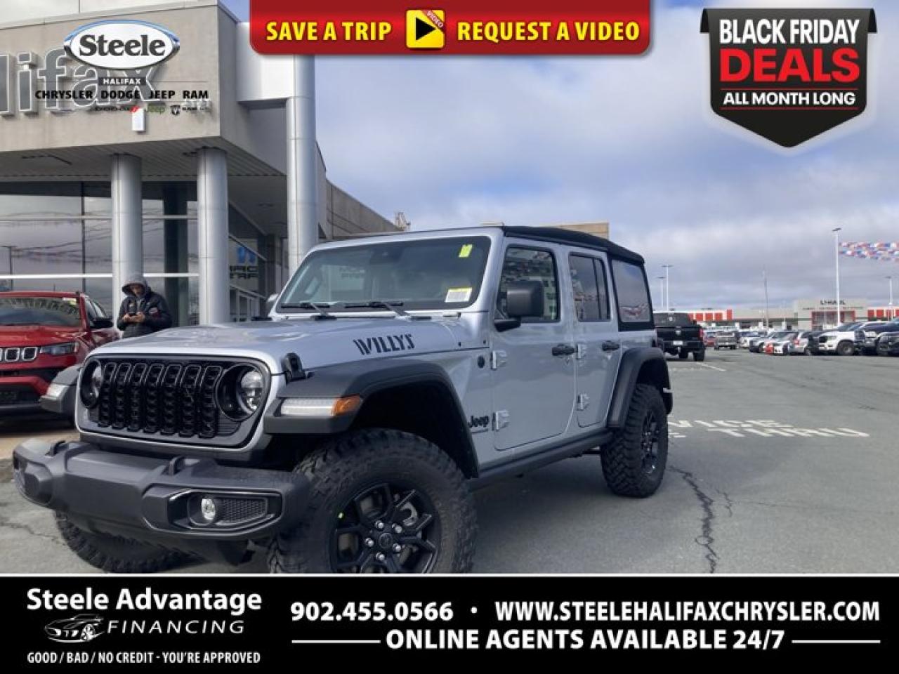 New 2024 Jeep Wrangler Willys for sale in Halifax, NS