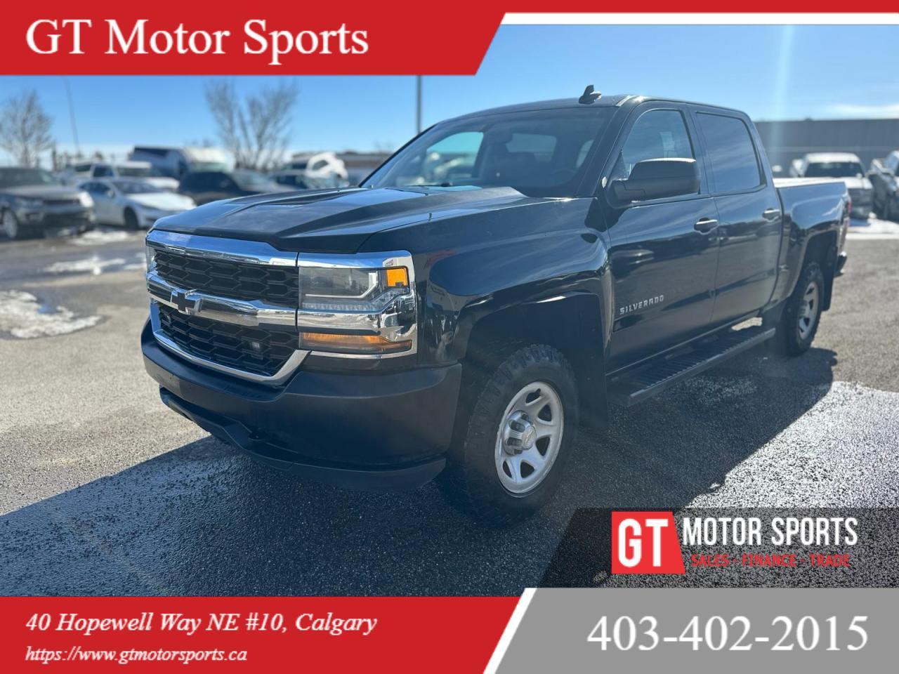 Used 2018 Chevrolet Silverado 1500 6 PASSENGER | BACKUP CAM | BLUETOOTH | $0 DOWN for sale in Calgary, AB