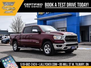 Used 2020 RAM 1500 Big Horn BIG HORN/LONE STAR, 4D CREW CAB, 4WD, LOW KMS! for sale in Tilbury, ON