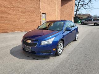 <div>2013 CHEVROLET CRUZE 1.4L TURBO LT. CLEAN CONDITION. REAR VIEW CAMERA AND MUCH MORE.</div><div><br /></div><div>Credit Cards Accepted</div><div><br /></div><div>Please call for more info and to book a test drive at 289-200-9805. Car-Fax is included in the asking price. Extended Warranties are also available. We offer financing too. Certification: Have your new pre-owned vehicle certified. We offer a full safety inspection including oil change, and professional detailing prior to delivery. Certification package is available for $699. All trade-ins are welcome. Taxes and licensing are extra.***</div>
