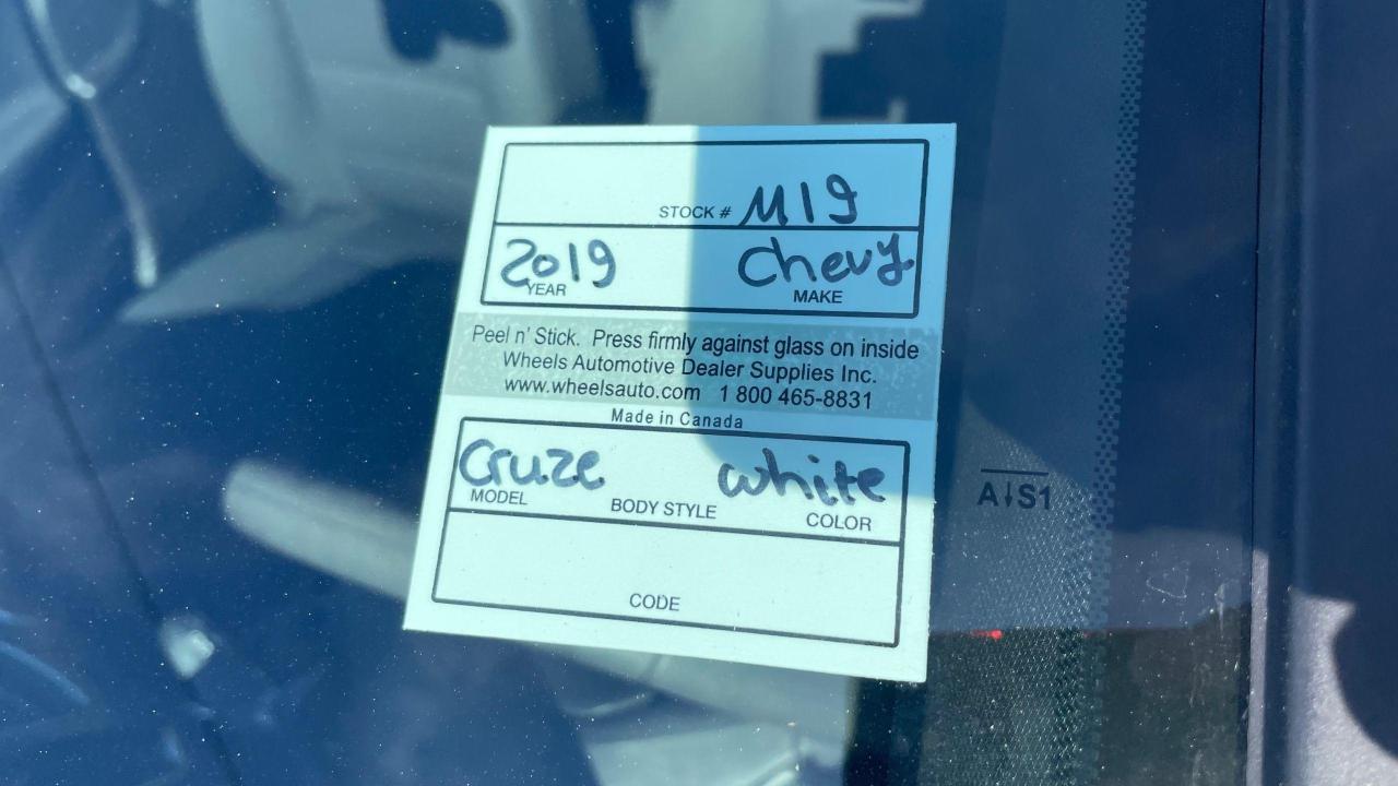 2019 Chevrolet Cruze LT RS*HATCHBACK*ALLOYS*CAM*CERTIFIED - Photo #16