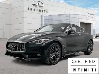 Used 2022 Infiniti Q60 Luxe Accident Free | One Owner Lease Return | Low KM's for sale in Winnipeg, MB
