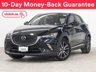 Used 2016 Mazda CX-3 GT AWD w/ Bluetooth, Backup Cam, Cruise Control, A/C for sale in Toronto, ON