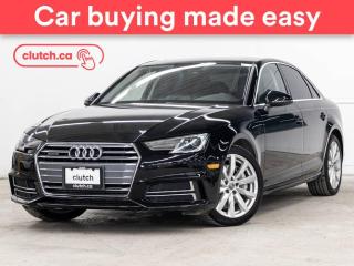 Used 2018 Audi A4 Komfort AWD w/ Apple CarPlay, Bluetooth, Cruise Control, Nav for sale in Toronto, ON