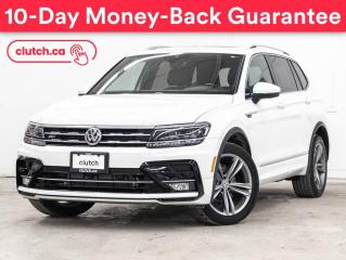 Used 2020 Volkswagen Tiguan Highline R-Line AWD w/ Driver Assist Pkg w/ Apple Carplay & Android Auto, Bluetooth, Rearview Cam for sale in Toronto, ON