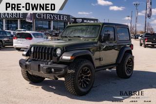Used 2021 Jeep Wrangler Sport | SARGE GREEN | CLEAN CARFAX | ONE OWNER | LOW KMS | TAN INTERIOR | CUSTOM WHEELS for sale in Barrie, ON