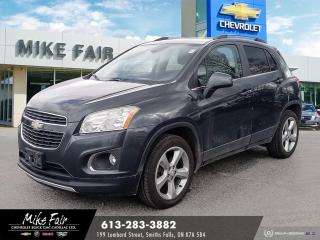 Used 2015 Chevrolet Trax LTZ AWD,sunroof,heated front seats/exterior mirrors,rear parking assist,remote start for sale in Smiths Falls, ON