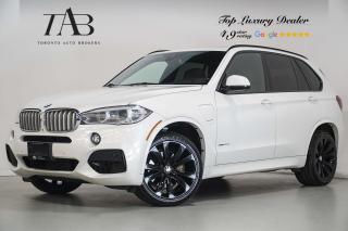 This Beautiful 2016 BMW X5 xDrive40e Hybrid is a 1-Owner, local Ontario vehicle with a clean Carfax report. The plug-in hybrid powertrain consisting of a turbocharged 2.0-liter four-cylinder engine provides impressive performance while also offering the ability to drive on electric power alone for short distances, reducing emissions and fuel consumption.

Key Features Includes:

- xDrive40e Hybrid
- M Sport
- Navigation
- Bluetooth
- Panoramic Sunroof
- Backup Camera
- Parking Sensors
- Heads up Display
- Harman Kardon Sound System
- Sirius XM Radio
- CD/DVD
- Front and Rear Heated Seats
- Heated Steering Wheel
- Cruise Control
- Blind Spot Monitoring
- Frontal Collision Warning
- Intelligent Safety
- Lane Departure Warning
- 20 Alloy Wheels 

NOW OFFERING 3 MONTH DEFERRED FINANCING PAYMENTS ON APPROVED CREDIT. 

Looking for a top-rated pre-owned luxury car dealership in the GTA? Look no further than Toronto Auto Brokers (TAB)! Were proud to have won multiple awards, including the 2023 GTA Top Choice Luxury Pre Owned Dealership Award, 2023 CarGurus Top Rated Dealer, 2024 CBRB Dealer Award, the Canadian Choice Award 2024,the 2024 BNS Award, the 2023 Three Best Rated Dealer Award, and many more!

With 30 years of experience serving the Greater Toronto Area, TAB is a respected and trusted name in the pre-owned luxury car industry. Our 30,000 sq.Ft indoor showroom is home to a wide range of luxury vehicles from top brands like BMW, Mercedes-Benz, Audi, Porsche, Land Rover, Jaguar, Aston Martin, Bentley, Maserati, and more. And we dont just serve the GTA, were proud to offer our services to all cities in Canada, including Vancouver, Montreal, Calgary, Edmonton, Winnipeg, Saskatchewan, Halifax, and more.

At TAB, were committed to providing a no-pressure environment and honest work ethics. As a family-owned and operated business, we treat every customer like family and ensure that every interaction is a positive one. Come experience the TAB Lifestyle at its truest form, luxury car buying has never been more enjoyable and exciting!

We offer a variety of services to make your purchase experience as easy and stress-free as possible. From competitive and simple financing and leasing options to extended warranties, aftermarket services, and full history reports on every vehicle, we have everything you need to make an informed decision. We welcome every trade, even if youre just looking to sell your car without buying, and when it comes to financing or leasing, we offer same day approvals, with access to over 50 lenders, including all of the banks in Canada. Feel free to check out your own Equifax credit score without affecting your credit score, simply click on the Equifax tab above and see if you qualify.

So if youre looking for a luxury pre-owned car dealership in Toronto, look no further than TAB! We proudly serve the GTA, including Toronto, Etobicoke, Woodbridge, North York, York Region, Vaughan, Thornhill, Richmond Hill, Mississauga, Scarborough, Markham, Oshawa, Peteborough, Hamilton, Newmarket, Orangeville, Aurora, Brantford, Barrie, Kitchener, Niagara Falls, Oakville, Cambridge, Kitchener, Waterloo, Guelph, London, Windsor, Orillia, Pickering, Ajax, Whitby, Durham, Cobourg, Belleville, Kingston, Ottawa, Montreal, Vancouver, Winnipeg, Calgary, Edmonton, Regina, Halifax, and more.

Call us today or visit our website to learn more about our inventory and services. And remember, all prices exclude applicable taxes and licensing, and vehicles can be certified at an additional cost of $699.