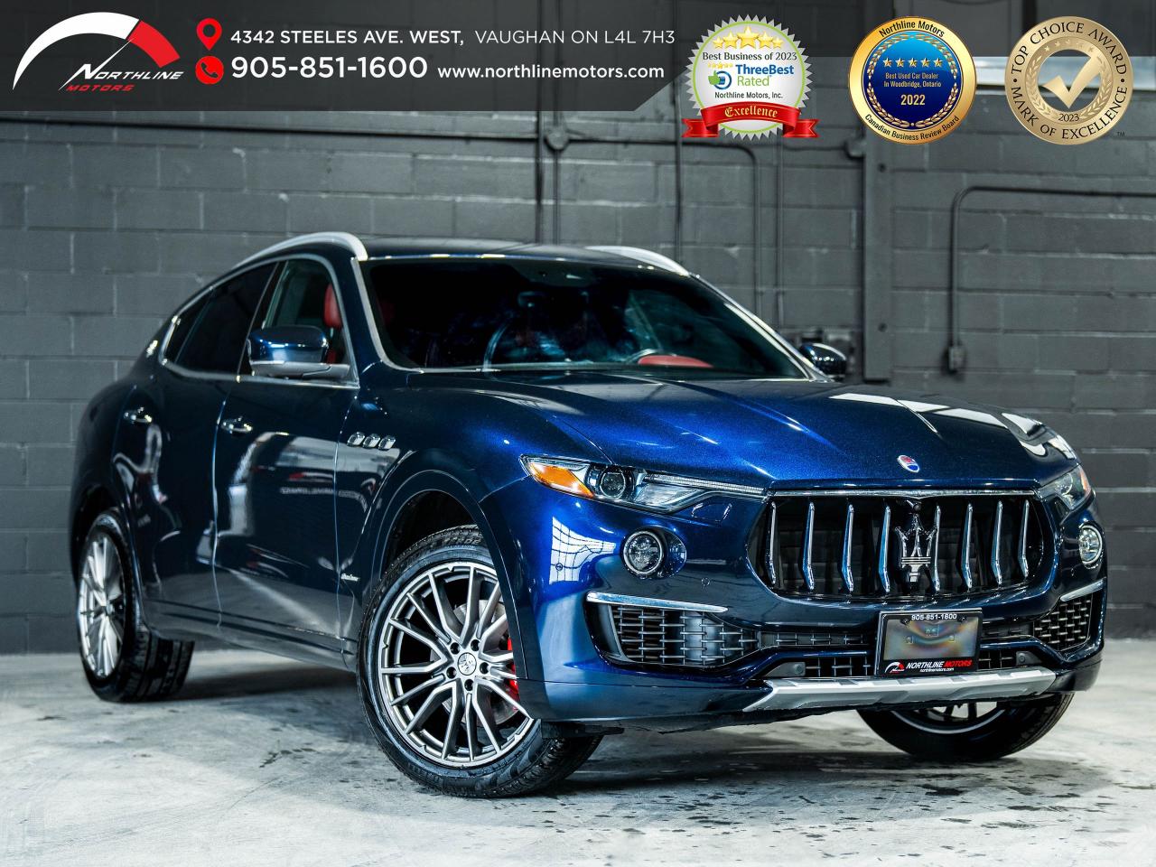 Used 2019 Maserati Levante GranLusso /PANO/360 CAM/HARMAN KARDON/NO ACCIDENTS for sale in Vaughan, ON