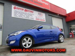 2015 VELOSTER SE COUPE,  ECONOMICAL YET POWERFUL 1.6 L ENGINE W/ 138 HP, 6 SPEED MANUAL TRANSMISSION, 4 PASSENGER, FULLY EQUIPPED INCLUDING AIR, TILT, CRUISE, POWER WINDOWS, POWER LOCKS, POWER MIRRORS, KEYLESS ENTRY W/ PROXIMITY SENSORS & PUSH BUTTON START, HEATED BUCKET SEATS, CONSOLE, VOICE ACTIVATED BLUETOOTH SYSTEM, PREMIUM AM/FM/XM/CD/MP3/USB/STREAMING SOUND SYSTEM, FOG LIGHTS, TRIP COMPUTER, FOLD-DOWN REAR SEAT,  REAR SPOILER, ALLOY WHEELS AND 215/45/17 TIRES, FULLY INSPECTED AND SERVICED, NEW CLUTCH, VERY SHARP, SPORTY CAR, OWN IT FOR ONLY $14,995.  TRADES WELCOME, LOW RATE ON THE SPOT FINANCING AVAILABLE, DONT MISS IT!          KMHTC6AD8FU223425