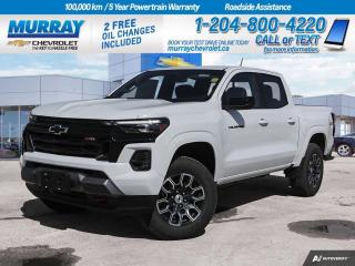 Pave the way for your adventurous spirit with our brand-new 2024 Chevrolet Colorado 4WD Z71. This crew cab pickup truck is a perfect blend of power, comfort, and luxury that is just waiting to conquer the roads of any city or region.  Under the hood lies a Turbocharged Gas I4 2.7L engine coupled with an 8-Speed Automatic transmission, delivering a robust performance thats hard to match. Whether youre planning a trip through rough terrains or a casual drive around the city, this vehicle promises a smooth and comfortable ride. With its commanding road presence and superior handling, it will not just meet, but exceed your driving expectations.  The Chevrolet Colorado 4WD Z71 is not just about power and performance, its also about comfort and style. Its spacious crew cab provides ample room for passengers and cargo, making it an excellent choice for families or groups of friends. The interior is well-designed, offering a host of amenities and features that provide a comfortable and enjoyable driving experience.  At Murray Chevrolet Winnipeg, we prioritize customer satisfaction and trust. We believe in transparent and honest communication about our vehicles. We invite you to experience the power and comfort of the 2024 Chevrolet Colorado 4WD Z71. Come down to our dealership today and take this beast for a test drive. We guarantee that once you get behind the wheel, you wont want to drive anything else!  Dealer Permit #1740