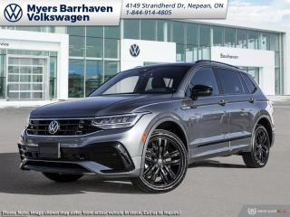 <b>Sunroof,  Power Liftgate,  Wireless Charging,  Adaptive Cruise Control,  Climate Control!</b><br> <br> <br> <br>  Stylish and versatile, this Tiguan can be your family adventure vehicle for both the daily drives and the weekend getaways. <br> <br>Whether its a weekend warrior or the daily driver this time, this 2024 Tiguan makes every experience easier to manage. Cutting edge tech, both inside the cabin and under the hood, allow for safe, comfy, and connected rides that keep the whole party going. The crossover of the future is already here, and its called the Tiguan.<br> <br> This platinum gray metallic SUV  has an automatic transmission and is powered by a  2.0L I4 16V GDI DOHC Turbo engine.<br> <br> Our Tiguans trim level is Comfortline R-Line Black Edition. This Tiguan Comfortline R-Line Black Edition features an express open/close sunroof and unique exterior styling, along with a power liftgate, mobile device wireless charging, adaptive cruise control, supportive heated synthetic leather-trimmed front seats, a heated leatherette-wrapped steering wheel, LED headlights with daytime running lights, and an upgraded 8-inch infotainment screen with SiriusXM satellite radio, Apple CarPlay, Android Auto, and a 6-speaker audio system. Additional features include front and rear cupholders, remote keyless entry with power cargo access, lane keep assist, lane departure warning, blind spot detection, front and rear collision mitigation, autonomous emergency braking, three 12-volt DC power outlets, remote start, a rear camera, and so much more. This vehicle has been upgraded with the following features: Sunroof,  Power Liftgate,  Wireless Charging,  Adaptive Cruise Control,  Climate Control,  Heated Seats,  Apple Carplay. <br><br> <br>To apply right now for financing use this link : <a href=https://www.barrhavenvw.ca/en/form/new/financing-request-step-1/44 target=_blank>https://www.barrhavenvw.ca/en/form/new/financing-request-step-1/44</a><br><br> <br/>    5.99% financing for 84 months. <br> Buy this vehicle now for the lowest bi-weekly payment of <b>$312.34</b> with $0 down for 84 months @ 5.99% APR O.A.C. ( Plus applicable taxes -  $840 Documentation fee. Cash purchase selling price includes: Tire Stewardship ($20.00), OMVIC Fee ($12.50). (HST) are extra. </br>(HST), licence, insurance & registration not included </br>    ).  Incentives expire 2024-05-31.  See dealer for details. <br> <br> <br>LEASING:<br><br>Estimated Lease Payment: $268 bi-weekly <br>Payment based on 4.99% lease financing for 48 months with $0 down payment on approved credit. Total obligation $27,953. Mileage allowance of 16,000 KM/year. Offer expires 2024-05-31.<br><br><br>We are your premier Volkswagen dealership in the region. If youre looking for a new Volkswagen or a car, check out Barrhaven Volkswagens new, pre-owned, and certified pre-owned Volkswagen inventories. We have the complete lineup of new Volkswagen vehicles in stock like the GTI, Golf R, Jetta, Tiguan, Atlas Cross Sport, Volkswagen ID.4 electric vehicle, and Atlas. If you cant find the Volkswagen model youre looking for in the colour that you want, feel free to contact us and well be happy to find it for you. If youre in the market for pre-owned cars, make sure you check out our inventory. If you see a car that you like, contact 844-914-4805 to schedule a test drive.<br> Come by and check out our fleet of 40+ used cars and trucks and 100+ new cars and trucks for sale in Nepean.  o~o