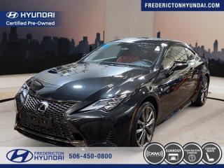 .*Looking for sleek, performance and stylish luxury coupe? Look no further!!!!!!!!!! *Just arrived 2020 Lexus RC 300 at Fredericton Hyundai. With only 50,819 kilometers on the odometer, this vehicle is in great condition and ready to hit the road. The powerful Premium Unleaded V-6 3.5 L/211 gasoline engine provides a smooth and responsive driving experience, while the AWD 6-Speed Automatic transmission ensures seamless gear changes. This Lexus RC comes loaded with features to enhance your driving experience, including heated front bucket seats with 8-way power adjustable options for optimal comfort. Stay connected and informed with turn-by-turn navigation directions, remote keyless entry, back-up camera, proximity key for doors and push button start, dual zone front automatic air conditioning, and more. With its stunning design and impressive list of options, this Used 2020 Lexus RC is sure to impress even the most discerning drivers. Dont miss out on the opportunity to own this luxurious coupe - visit Fredericton Hyundai today!*BOOK YOUR TEST DRIVE TODAY AT WWW.FREDERICTONHYUNDAI.COM*