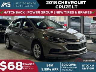 Used 2018 Chevrolet Cruze LT - Hatchback - Heated Seats - Backup Camera - New Brakes and New Tires - Power Group for sale in North York, ON