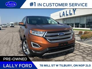 Used 2017 Ford Edge Titanium, Roof, Nav, Leather, Mint! for sale in Tilbury, ON