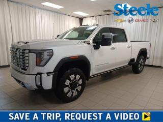 Our Diesel powered 2024 GMC Sierra 2500HD Denali Crew Cab 4X4 in Summit White is for owners who aim higher! Motivated by a TurboCharged 6.6 Liter DuraMax Diesel V8 offering 470hp and 975lb-ft of torque to a 10 Speed Allison Automatic transmission for advanced capability. This Four Wheel Drive truck is also easy to handle on the road or off with Digital Variable Steering, an off-road suspension, and a 2-speed transfer case. Deluxe Sierra design cues include LED lighting, 20-inch wheels, chrome assist steps, matching recovery hooks, a spray-on bedliner, a sunroof, and an exclusive MultiPro tailgate. Level up to our Denali cabin for luxurious details like heated/ventilated perforated-leather power front and heated rear seats, a heated-wrapped steering wheel, dual-zone automatic climate control, open-pore wood trim, a power rear window, and remote start. Backed by Bose audio, the infotainment system bundles a 12.3-inch driver display, a 13.4-inch touchscreen, WiFi compatibility, wireless charging, Apple CarPlay®/Android Auto®, Google Built-in, and Bluetooth®. GMC delivers smart driver assistance with HD surround vision with a bed-view camera, trailer-compatible blind-spot monitoring, a ProGrade trailering system, automatic braking, front/rear parking sensors, trailer-sway control, and more. When tough jobs call, our bold Sierra 2500 Denali is ready to answer! Save this Page and Call for Availability. We Know You Will Enjoy Your Test Drive Towards Ownership! Steele Chevrolet Atlantic Canadas Premier Pre-Owned Super Center. Being a GM Certified Pre-Owned vehicle ensures this unit has been fully inspected fully detailed serviced up to date and brought up to Certified standards. Market value priced for immediate delivery and ready to roll so if this is your next new to your vehicle do not hesitate. Youve dealt with all the rest now get ready to deal with the BEST! Steele Chevrolet Buick GMC Cadillac (902) 434-4100 Metros Premier Credit Specialist Team Good/Bad/New Credit? Divorce? Self-Employed?