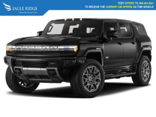 New 2024 GMC HUMMER EV SUV 3X 4x4, 13.4' touch screen with google built in, Navigation, adaptive cruise control, enhanced automatics emergency braking, parking assist, Bose premium sound system, for sale in Coquitlam, BC
