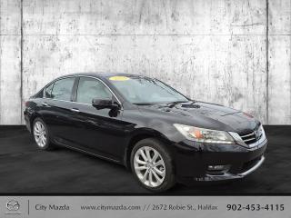 <em><strong>WOW, RIDE IN LUXURY AND COMFORT IN THIS LOW MILEAGE CAR TODAY! 2015 HONDA ACCORD TOURING SEDAN. 4 CYLINDER, AUTOMATIC, POWER WINDOWS, POWER LOCKS, TILT AND TELESCOPIC STEERING, HEATED LEATHER SEATS WITH POWER DRIVERS SEAT, POWER SUNROOF, DRIVERS INFORMATION CENTER, HONDASENSE, AM/FM STEREO WITH CD PLAYER, NAVIGATION, BACK UP CAMERA, ALUMINUM WHEELS, REMOTE KEYLESS ENTRY, KEYLESS START AND SO MUCH MORE!</strong></em>

<em><strong>VEHICLE SOLD WITH A NEW MVI, NO CHARGE 6 MONTH OR 8000KM POWERTRAIN WARRANTY, FULL TANK OF GAS AND A $100 GAS CARD!</strong></em>