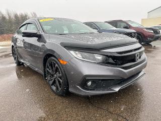 <span>In the 2021 Honda Civic Sport, the standard equipment list is an extremely long one. Theres a sunroof, remote start, an 8-way power drivers seat, dual-zone automatic climate control, LaneWatch blind spot display, and prioximity access/pushbutton start. Theres also a multi-angle rearview camera, heated front seats, 8-speaker audio, auto high beams, and a 7-inch touchscreen with Apple CarPlay/Android Auto.<span class=Apple-converted-space> </span></span>




<span>Dont forget Honda Sensing tech, including lane keeping assist, adaptive cruise control, and forward collision warning. And at the heart of every Honda is a world-class engine. In this case, its a 158-horsepower four-cylinder rated at 6.1 L/100km on the highway.</span>




<span>Canadas favourite car for nearly a quarter-century is better than ever. The 2021 Honda Civic Sport is a high-end version of Canadas most popular car with a long list of exterior upgrades, as well: 18-inch wheels, centre exhaust, spoiler, and fog lights, plus paddle shifters, aluminum pedals, and special Black combi seats.</span>




<span style=font-weight: 400;>Thank you for your interest in this vehicle. Its located at Centennial Honda, 610 South Drive, Summerside, PEI. We look forward to hearing from you; call us toll-free at 1-902-436-9158.</span>