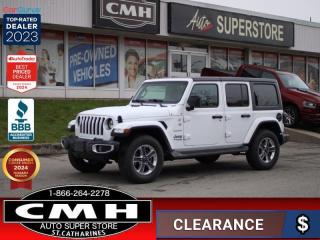 Used 2021 Jeep Wrangler Sahara Unlimited  CAM APPLE-CP A/C for sale in St. Catharines, ON