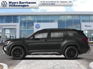 <b>Sunroof!</b><br> <br> <br> <br>  This 2024 Volkswagen Atlas is an ideal companion for long trips, with a comfortable and spacious interior and impressive towing capacity. <br> <br>This 2024 Volkswagen Atlas is a premium family hauler that offers voluminous space for occupants and cargo, comfort, sophisticated safety and driver-assist technology. The exterior sports a bold design, with an imposing front grille, coherent body lines, and a muscular stance. On the inside, trim pieces are crafted with premium materials and carefully put together to ensure rugged build quality, with straightforward control layouts, ergonomic seats, and an abundance of storage space. With a bevy of standard safety technology that inspires confidence, this 2024 Volkswagen Atlas is an excellent option for a versatile and capable family SUV.<br> <br> This deep black pearl SUV  has an automatic transmission and is powered by a  2.0L engine.<br> <br> Our Atlass trim level is Peak Edition 2.0 TSI. This Peak Edition trim features Magnum alloy wheels and unique exterior styling, and comes standard with a power liftgate for rear cargo access, heated and ventilated front seats, a heated steering wheel, remote engine start, adaptive cruise control, and a 12-inch infotainment system with Car-Net mobile hotspot internet access, Apple CarPlay and Android Auto. Safety features also include blind spot detection, lane keeping assist with lane departure warning, front and rear collision mitigation, park distance control, and autonomous emergency braking. This vehicle has been upgraded with the following features: Sunroof. <br><br> <br>To apply right now for financing use this link : <a href=https://www.barrhavenvw.ca/en/form/new/financing-request-step-1/44 target=_blank>https://www.barrhavenvw.ca/en/form/new/financing-request-step-1/44</a><br><br> <br/>    5.99% financing for 84 months. <br> Buy this vehicle now for the lowest bi-weekly payment of <b>$408.28</b> with $0 down for 84 months @ 5.99% APR O.A.C. ( Plus applicable taxes -  $840 Documentation fee. Cash purchase selling price includes: Tire Stewardship ($20.00), OMVIC Fee ($12.50). (HST) are extra. </br>(HST), licence, insurance & registration not included </br>    ).  Incentives expire 2024-05-31.  See dealer for details. <br> <br> <br>LEASING:<br><br>Estimated Lease Payment: $340 bi-weekly <br>Payment based on 5.49% lease financing for 60 months with $0 down payment on approved credit. Total obligation $44,275. Mileage allowance of 16,000 KM/year. Offer expires 2024-05-31.<br><br><br>We are your premier Volkswagen dealership in the region. If youre looking for a new Volkswagen or a car, check out Barrhaven Volkswagens new, pre-owned, and certified pre-owned Volkswagen inventories. We have the complete lineup of new Volkswagen vehicles in stock like the GTI, Golf R, Jetta, Tiguan, Atlas Cross Sport, Volkswagen ID.4 electric vehicle, and Atlas. If you cant find the Volkswagen model youre looking for in the colour that you want, feel free to contact us and well be happy to find it for you. If youre in the market for pre-owned cars, make sure you check out our inventory. If you see a car that you like, contact 844-914-4805 to schedule a test drive.<br> Come by and check out our fleet of 40+ used cars and trucks and 100+ new cars and trucks for sale in Nepean.  o~o