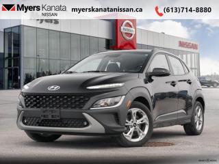 Compare at $23315 - KANATA NISSAN PRICE is just $21995! <br> <br>   Built for adventure, this Kona is well equipped, whether in the urban sprawl or the backwood road. This  2022 Hyundai Kona is for sale today in Kanata. This  SUV has 60,484 kms. Its  black in colour  . It has an automatic transmission and is powered by a  147HP 2.0L 4 Cylinder Engine. <br> <br/><br> Payments from <b>$353.77</b> monthly with $0 down for 84 months @ 8.99% APR O.A.C. ( Plus applicable taxes -  and licensing    ).  See dealer for details. <br> <br>*LIFETIME ENGINE TRANSMISSION WARRANTY NOT AVAILABLE ON VEHICLES WITH KMS EXCEEDING 140,000KM, VEHICLES 8 YEARS & OLDER, OR HIGHLINE BRAND VEHICLE(eg. BMW, INFINITI. CADILLAC, LEXUS...)<br> Come by and check out our fleet of 50+ used cars and trucks and 90+ new cars and trucks for sale in Kanata.  o~o