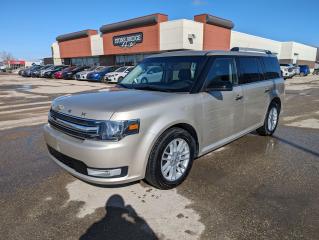 Come Finance this vehicle with us. Apply on our website stonebridgeauto.com<br><br><div>
2018 Ford Flex SEL with 152000km. 3.5L V6 AWD. Clean title and safetied. Manitoba vehicle, 1 owner. </div><div><br></div><div>Command start </div><div>Leather interior </div><div>Heated seats </div><div>Dual climate control </div><div>Navigation </div><div>Back up camera </div><div>Bluetooth </div><div>Hitch </div><div><br></div><div>We take trades! Vehicle is for sale in Steinbach by STONE BRIDGE AUTO INC. Dealer #5000 we are a small business focused on customer satisfaction. Financing is available if needed. Text or call before coming to view and ask for sales. </div>