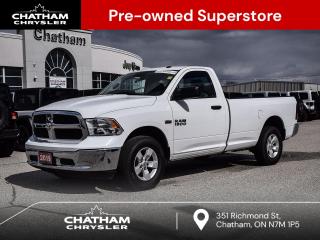 2019 Ram 1500 Classic 2D Standard Cab ST Bright White Clearcoat 4WD HEMI 5.7L V8 VVT 6-Speed Automatic<br><br><br>Here at Chatham Chrysler, our Financial Services Department is dedicated to offering the service that you deserve. We are experienced with all levels of credit and are looking forward to sitting down with you. Chatham Chrysler Proudly serves customers from London, Ridgetown, Thamesville, Wallaceburg, Chatham, Tilbury, Essex, LaSalle, Amherstburg and Windsor with no distance being ever too far! At Chatham Chrysler, WE CAN DO IT!