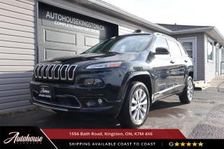 The 2016 Jeep Cherokee Overland is packed with 3.2L Pentastar V6 engine, Power liftgate, Premium leather-trimmed seating, Heated and ventilated front seats, Heated steering wheel, Uconnect 8.4AN system with 8.4-inch touchscreen, navigation, and integrated voice command with Bluetooth, ParkSense Rear Park Assist System, Lane Departure Warning with Lane Keep Assist and so much more! This vehicle has extremely low km for its model year along with a clean CARFAX! 







<p>**PLEASE CALL TO BOOK YOUR TEST DRIVE! THIS WILL ALLOW US TO HAVE THE VEHICLE READY BEFORE YOU ARRIVE. THANK YOU!**</p>

<p>The above advertised price and payment quote are applicable to finance purchases. <strong>Cash pricing is an additional $699. </strong> We have done this in an effort to keep our advertised pricing competitive to the market. Please consult your sales professional for further details and an explanation of costs. <p>

<p>WE FINANCE!! Click through to AUTOHOUSEKINGSTON.CA for a quick and secure credit application!<p><strong>

<p><strong>All of our vehicles are ready to go! Each vehicle receives a multi-point safety inspection, oil change and emissions test (if needed). Our vehicles are thoroughly cleaned inside and out.<p>

<p>Autohouse Kingston is a locally-owned family business that has served Kingston and the surrounding area for more than 30 years. We operate with transparency and provide family-like service to all our clients. At Autohouse Kingston we work with more than 20 lenders to offer you the best possible financing options. Please ask how you can add a warranty and vehicle accessories to your monthly payment.</p>

<p>We are located at 1556 Bath Rd, just east of Gardiners Rd, in Kingston. Come in for a test drive and speak to our sales staff, who will look after all your automotive needs with a friendly, low-pressure approach. Get approved and drive away in your new ride today!</p>

<p>Our office number is 613-634-3262 and our website is www.autohousekingston.ca. If you have questions after hours or on weekends, feel free to text Kyle at 613-985-5953. Autohouse Kingston  It just makes sense!</p>

<p>Office - 613-634-3262</p>

<p>Kyle Hollett (Sales) - Extension 104 - Cell - 613-985-5953; kyle@autohousekingston.ca</p>

<p>Joe Purdy (Finance) - Extension 103 - Cell  613-453-9915; joe@autohousekingston.ca</p>

<p>Brian Doyle (Sales and Finance) - Extension 106 -  Cell  613-572-2246; brian@autohousekingston.ca</p>

<p>Bradie Johnston (Director of Awesome Times) - Extension 101 - Cell - 613-331-1121; bradie@autohousekingston.ca</p>