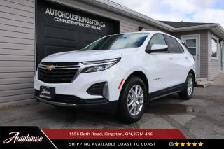 The 2022 Chevrolet Equinox LT features a 1.5L Turbocharged 4-cylinder engine, Keyless open and start, Remote start and trunk latch, Chevrolet Infotainment 3 system with a 7-inch diagonal color touchscreen, Apple CarPlay® & Android Auto compatibility, Rear vision camera, 4G LTE data connection (subscription required), Automatic Emergency Braking and so much more! This vehicle comes with a balance of Chevy manufacturer warranty, along with a clean CARFAX report. 






<p>**PLEASE CALL TO BOOK YOUR TEST DRIVE! THIS WILL ALLOW US TO HAVE THE VEHICLE READY BEFORE YOU ARRIVE. THANK YOU!**</p>

<p>The above advertised price and payment quote are applicable to finance purchases. <strong>Cash pricing is an additional $699. </strong> We have done this in an effort to keep our advertised pricing competitive to the market. Please consult your sales professional for further details and an explanation of costs. <p>

<p>WE FINANCE!! Click through to AUTOHOUSEKINGSTON.CA for a quick and secure credit application!<p><strong>

<p><strong>All of our vehicles are ready to go! Each vehicle receives a multi-point safety inspection, oil change and emissions test (if needed). Our vehicles are thoroughly cleaned inside and out.<p>

<p>Autohouse Kingston is a locally-owned family business that has served Kingston and the surrounding area for more than 30 years. We operate with transparency and provide family-like service to all our clients. At Autohouse Kingston we work with more than 20 lenders to offer you the best possible financing options. Please ask how you can add a warranty and vehicle accessories to your monthly payment.</p>

<p>We are located at 1556 Bath Rd, just east of Gardiners Rd, in Kingston. Come in for a test drive and speak to our sales staff, who will look after all your automotive needs with a friendly, low-pressure approach. Get approved and drive away in your new ride today!</p>

<p>Our office number is 613-634-3262 and our website is www.autohousekingston.ca. If you have questions after hours or on weekends, feel free to text Kyle at 613-985-5953. Autohouse Kingston  It just makes sense!</p>

<p>Office - 613-634-3262</p>

<p>Kyle Hollett (Sales) - Extension 104 - Cell - 613-985-5953; kyle@autohousekingston.ca</p>

<p>Joe Purdy (Finance) - Extension 103 - Cell  613-453-9915; joe@autohousekingston.ca</p>

<p>Brian Doyle (Sales and Finance) - Extension 106 -  Cell  613-572-2246; brian@autohousekingston.ca</p>

<p>Bradie Johnston (Director of Awesome Times) - Extension 101 - Cell - 613-331-1121; bradie@autohousekingston.ca</p>
