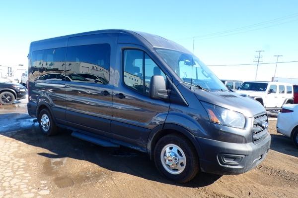 2020 Ford Transit T-350 148" Med Roof XL AWD 15 pass w/cloth, BUC - Photo #4