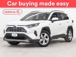 Used 2020 Toyota RAV4 Hybrid Limited AWD w/ Apple CarPlay & Android Auto, Rearview Cam, Dual Zone A/C for sale in Bedford, NS