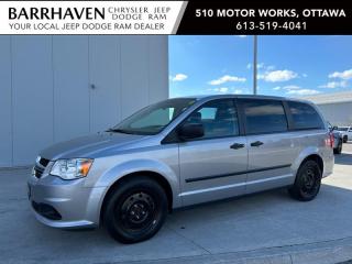 Just IN... One Owner 2017 Dodge Grand Caravan Canadian Value Package. Some of the Feature Options included in the Trim package are 3.6L Pentastar VVT V6 engine, 6speed automatic transmission, Cruise control, Keyless entry, Secondrow bench seats with rear 60/40 Stow n Go, A/C w/ front dualzone manual temperature control, Power windows with driver onetouch down, Power locks, AM/FM/CD, Steering wheelmounted audio controls, Power, heated, manual folding mirrors & More. The Caravan includes a Clean Car-Proof Free of any Insurance or Collison Claims. The Caravan has gone through a Detail Cleaning and is all ready for YOU. Nobody deals like Barrhaven Jeep Dodge Ram, come and see us today and we will show you why!!