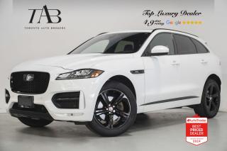 This Beautiful 2019 Jaguar F-Pace 30t R-Sport is a local Ontario vehicle with a clean Carfax report. It offers a compelling blend of performance, luxury, and technology, making it a desirable choice for those seeking a stylish and dynamic SUV experience.

Key Features Includes:

- 30t
- R Sport
- Navigation
- Bluetooth
- Backup Camera
- Panoramic Sunroof
- Meridian Surround Sound System
- Sirius XM Radio
- Apple Carplay
- Android Auto
- Heated Steering Wheel
- Front and Rear Heated Seats
- Front Ventilated Seats
- Cruise Control
- Blind Spot Monitoring
- Lane Assist
- 20" Alloy Wheels 

NOW OFFERING 3 MONTH DEFERRED FINANCING PAYMENTS ON APPROVED CREDIT. 

Looking for a top-rated pre-owned luxury car dealership in the GTA? Look no further than Toronto Auto Brokers (TAB)! Were proud to have won multiple awards, including the 2023 GTA Top Choice Luxury Pre Owned Dealership Award, 2023 CarGurus Top Rated Dealer, 2024 CBRB Dealer Award, the Canadian Choice Award 2024,the 2024 BNS Award, the 2023 Three Best Rated Dealer Award, and many more!

With 30 years of experience serving the Greater Toronto Area, TAB is a respected and trusted name in the pre-owned luxury car industry. Our 30,000 sq.Ft indoor showroom is home to a wide range of luxury vehicles from top brands like BMW, Mercedes-Benz, Audi, Porsche, Land Rover, Jaguar, Aston Martin, Bentley, Maserati, and more. And we dont just serve the GTA, were proud to offer our services to all cities in Canada, including Vancouver, Montreal, Calgary, Edmonton, Winnipeg, Saskatchewan, Halifax, and more.

At TAB, were committed to providing a no-pressure environment and honest work ethics. As a family-owned and operated business, we treat every customer like family and ensure that every interaction is a positive one. Come experience the TAB Lifestyle at its truest form, luxury car buying has never been more enjoyable and exciting!

We offer a variety of services to make your purchase experience as easy and stress-free as possible. From competitive and simple financing and leasing options to extended warranties, aftermarket services, and full history reports on every vehicle, we have everything you need to make an informed decision. We welcome every trade, even if youre just looking to sell your car without buying, and when it comes to financing or leasing, we offer same day approvals, with access to over 50 lenders, including all of the banks in Canada. Feel free to check out your own Equifax credit score without affecting your credit score, simply click on the Equifax tab above and see if you qualify.

So if youre looking for a luxury pre-owned car dealership in Toronto, look no further than TAB! We proudly serve the GTA, including Toronto, Etobicoke, Woodbridge, North York, York Region, Vaughan, Thornhill, Richmond Hill, Mississauga, Scarborough, Markham, Oshawa, Peteborough, Hamilton, Newmarket, Orangeville, Aurora, Brantford, Barrie, Kitchener, Niagara Falls, Oakville, Cambridge, Kitchener, Waterloo, Guelph, London, Windsor, Orillia, Pickering, Ajax, Whitby, Durham, Cobourg, Belleville, Kingston, Ottawa, Montreal, Vancouver, Winnipeg, Calgary, Edmonton, Regina, Halifax, and more.

Call us today or visit our website to learn more about our inventory and services. And remember, all prices exclude applicable taxes and licensing, and vehicles can be certified at an additional cost of $799.