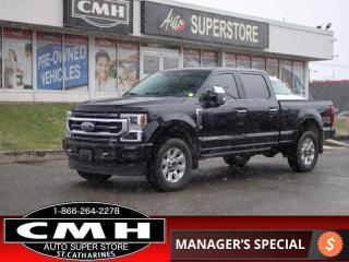 Used 2021 Ford F-350 Super Duty Platinum  -  - Navigation for sale in St. Catharines, ON
