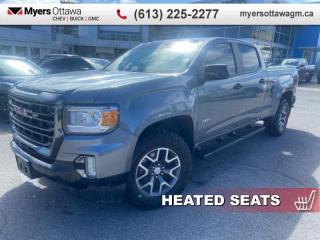 Used 2022 GMC Canyon AT4 w/Cloth  AT4/LEATHER, NAV, 3.6 V6, CREW, Z71, HD TRAILERING for sale in Ottawa, ON